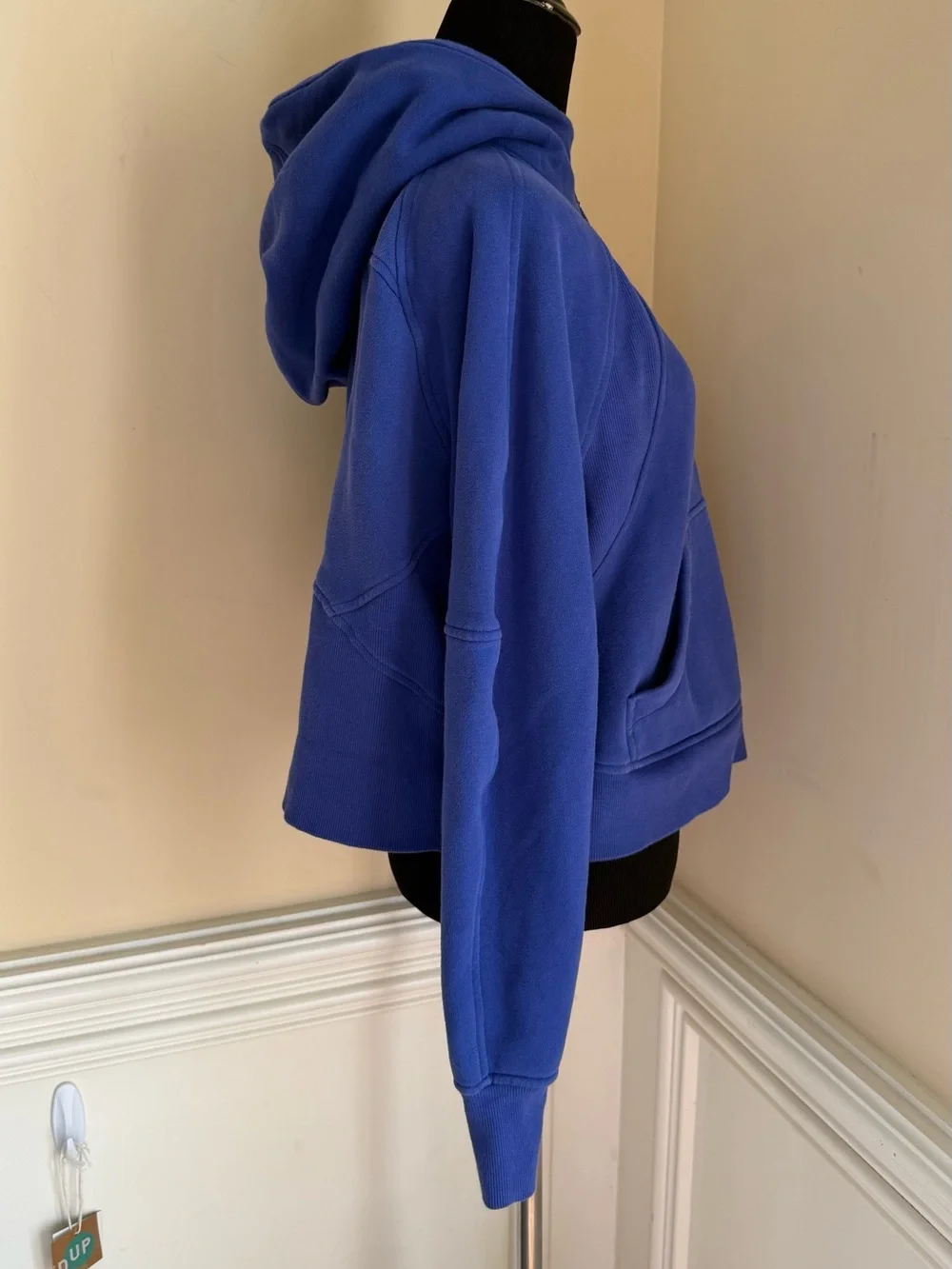 Lululemon Cobalt Blue Scuba Oversized Half-Zip Hoodie W3DM4S Size M/L‎